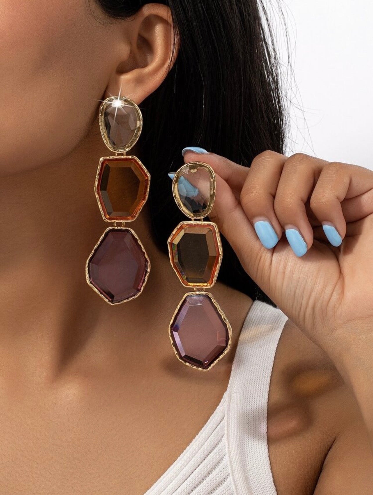 Boucles d’oreilles de sortie chic