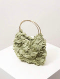 Pochette verte chic à design raffiné