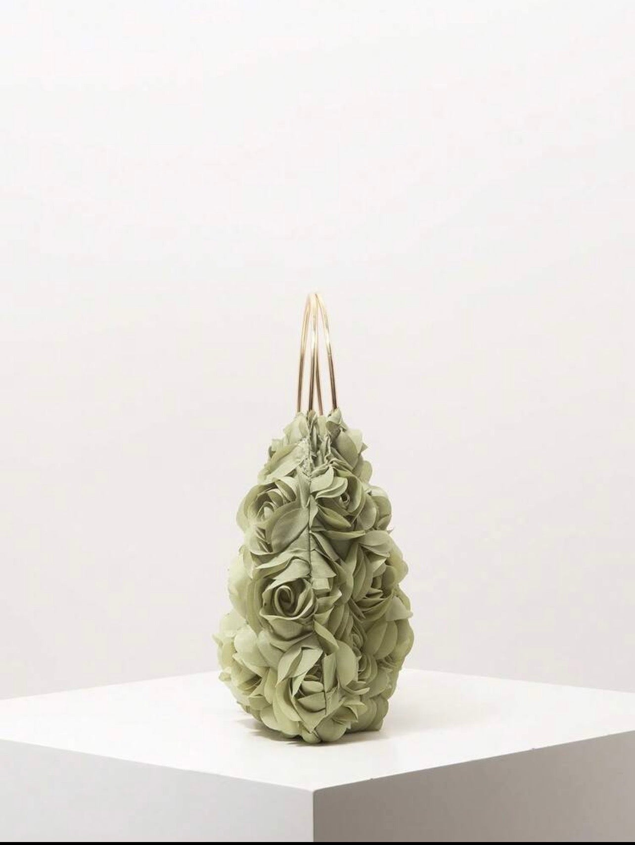 Pochette verte chic à design raffiné